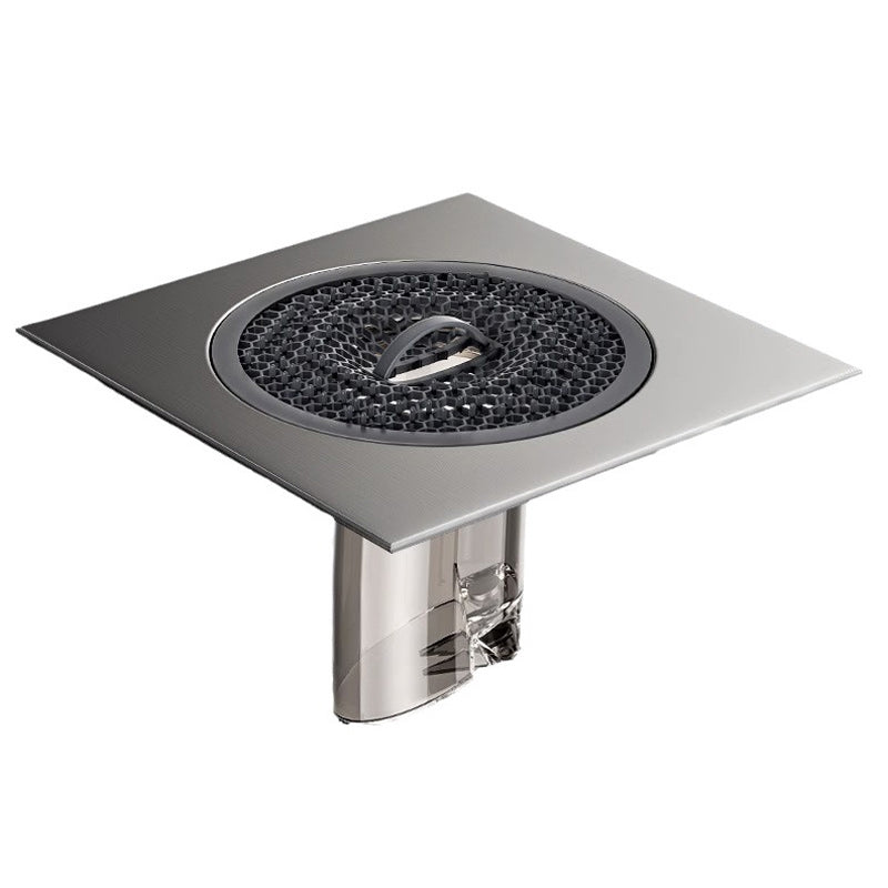 Anti-odour floor drain in stainless steel