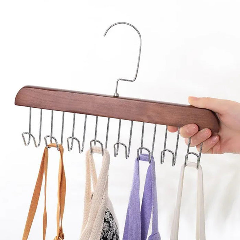 Anti-slip hanger with 8 hooks - rotatable