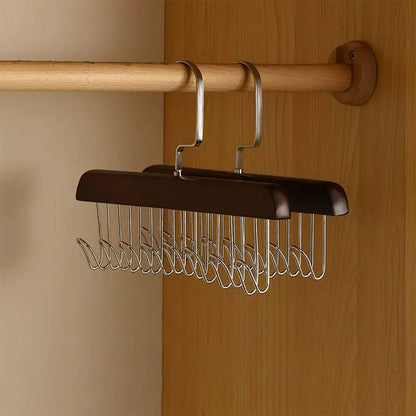 Anti-slip hanger with 8 hooks - rotatable