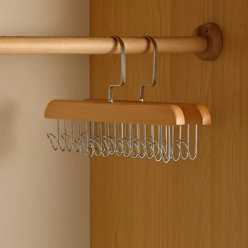 Anti-slip hanger with 8 hooks - rotatable