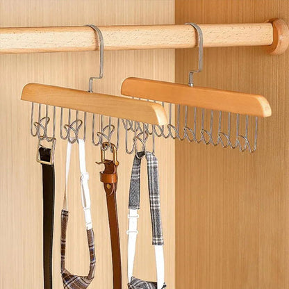 Anti-slip hanger with 8 hooks - rotatable