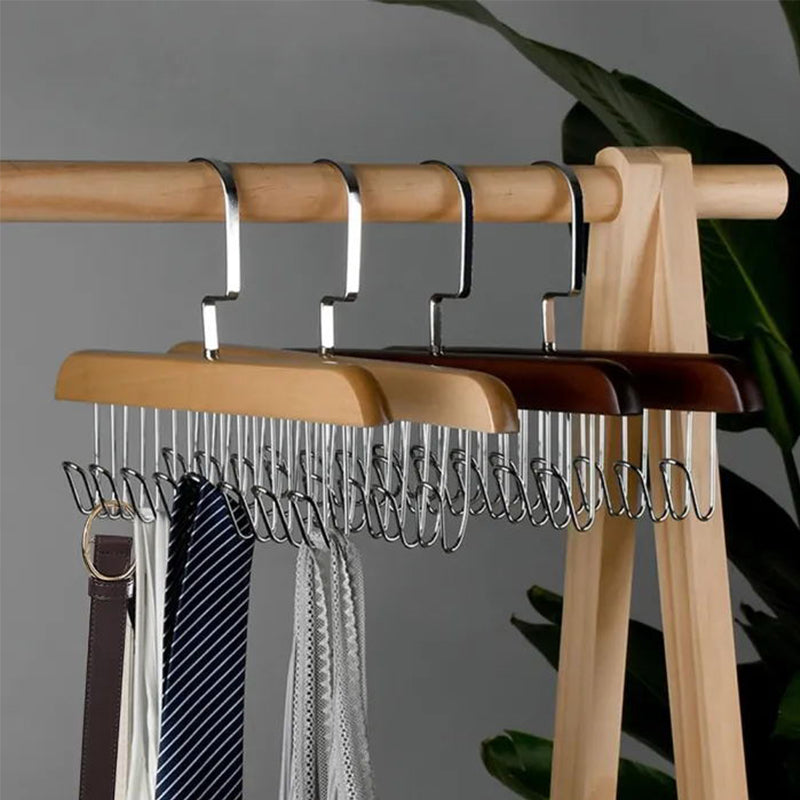 Anti-slip hanger with 8 hooks - rotatable