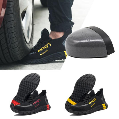 Work shoes with puncture protection and comfort