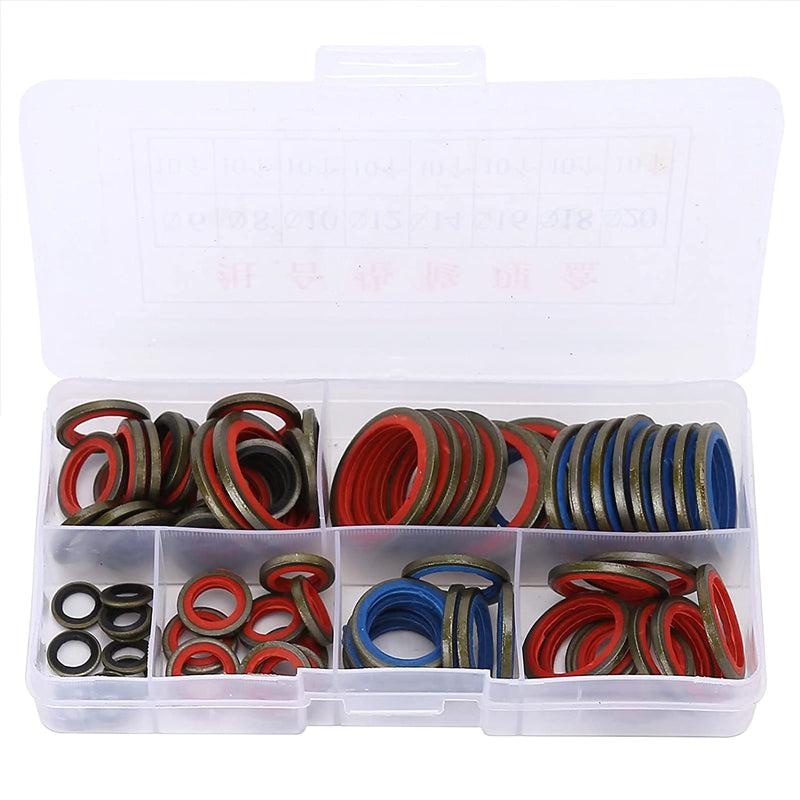 Assorted sealing gasket set 100/245 pcs