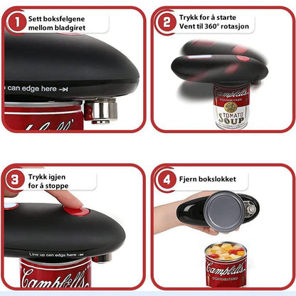 Automatic can opener - simple and effective