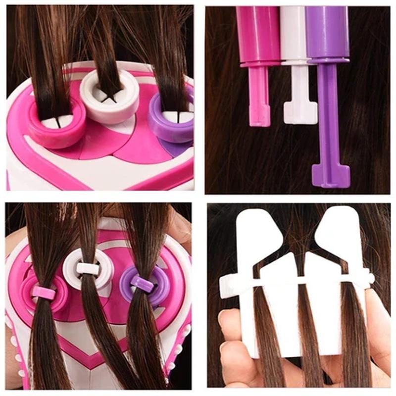 Automatic hair braiding tool - quick &amp; easy hairstyle magic