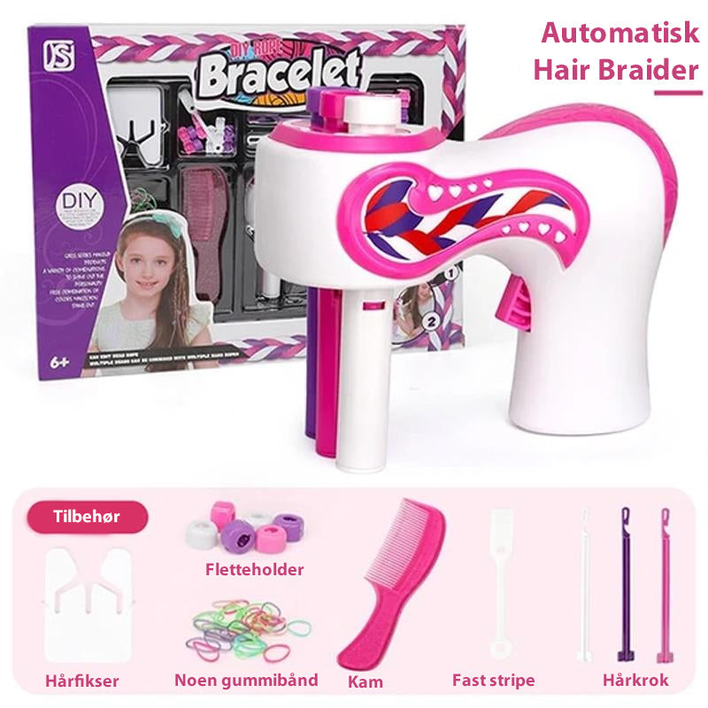 Automatic hair braiding tool - quick &amp; easy hairstyle magic