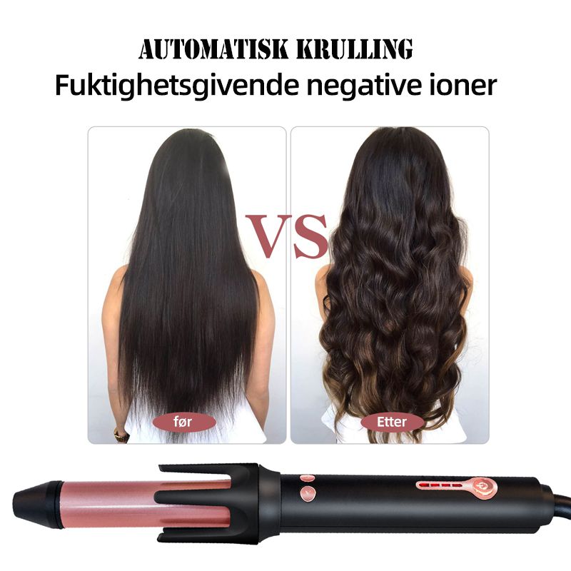 Automatic curling iron for long hair