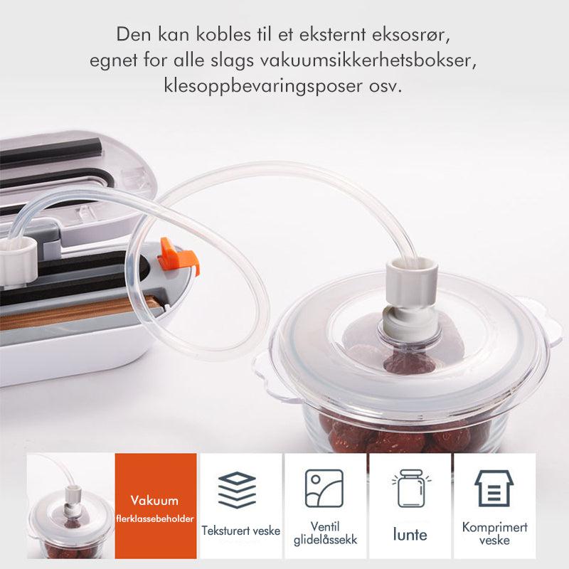 Automatic food vacuum sealer - top seal