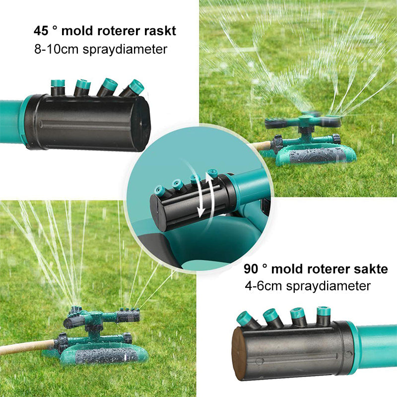 Automatic rotating sprinkler 360° - efficient watering