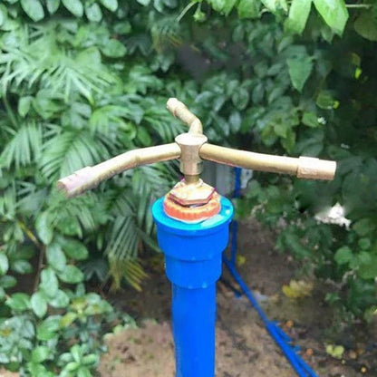 Automatic rotating water sprinkler for the garden