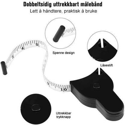 Automatic rolling measuring tape for accurate circumference measurement