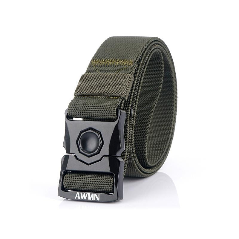 Automatic buckle tactical belt - breathable and durable