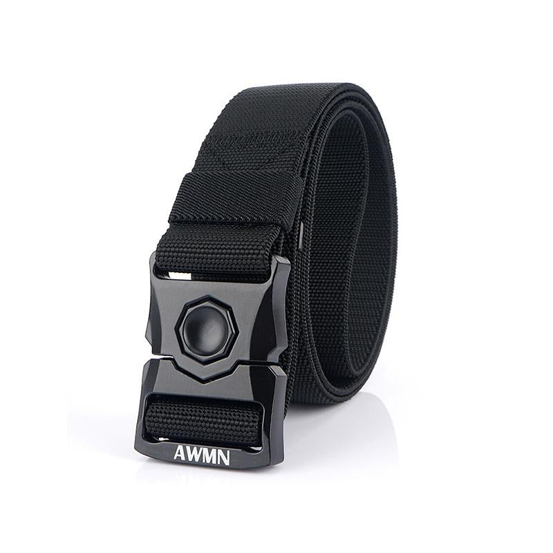 Automatic buckle tactical belt - breathable and durable