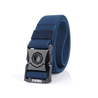 Automatic buckle tactical belt - breathable and durable