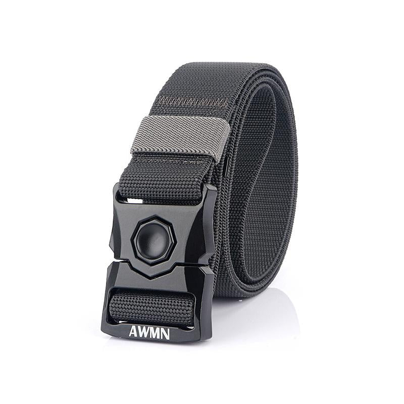 Automatic buckle tactical belt - breathable and durable