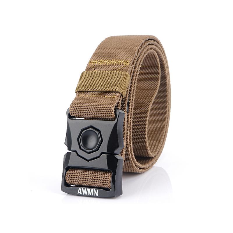 Automatic buckle tactical belt - breathable and durable