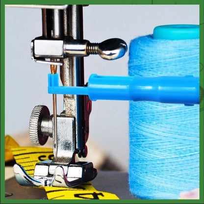 Automatic sewing machine for easy threading