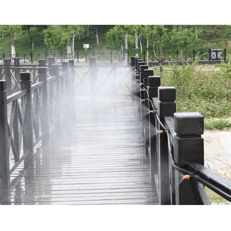 Automatic irrigation system for mist cooling