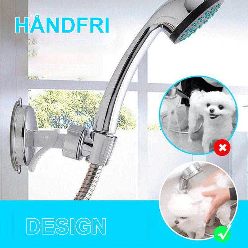 Detachable shower head holder with strong suction power