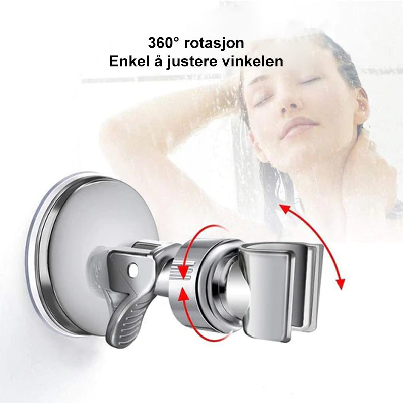 Detachable shower head holder with strong suction power