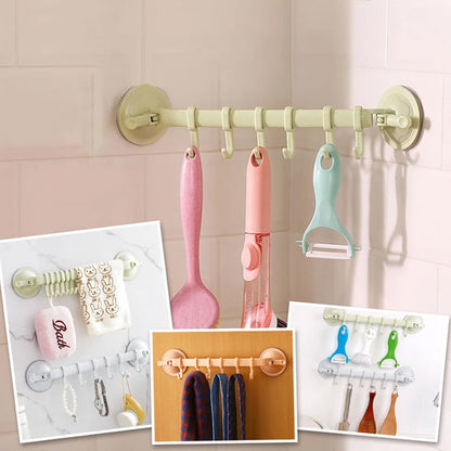 Detachable hooks with suction cup - easy and gentle hanging