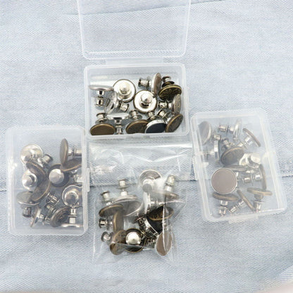 Detachable metal buttons - adjust the garment easily