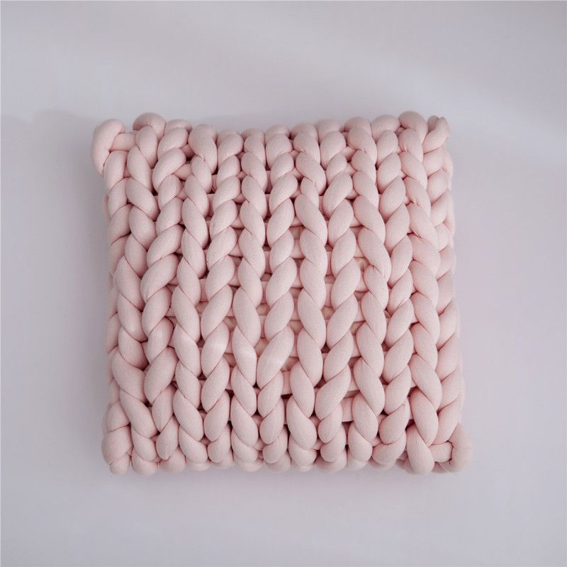 Designer cushion coarse knit decorative cushion