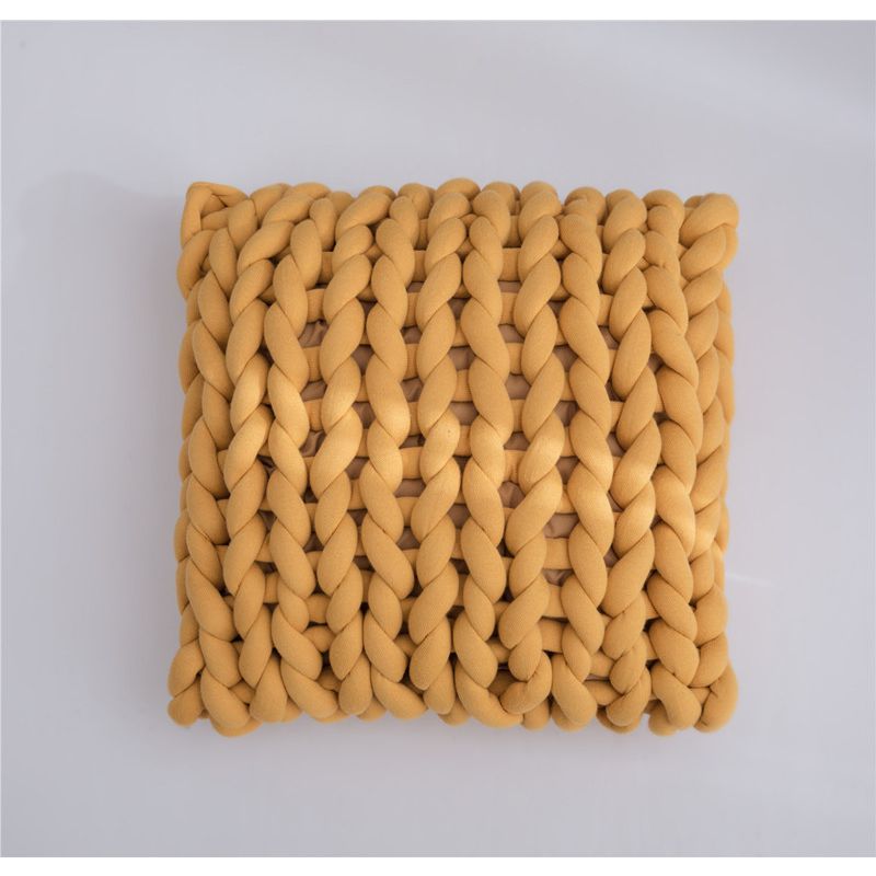 Designer cushion coarse knit decorative cushion