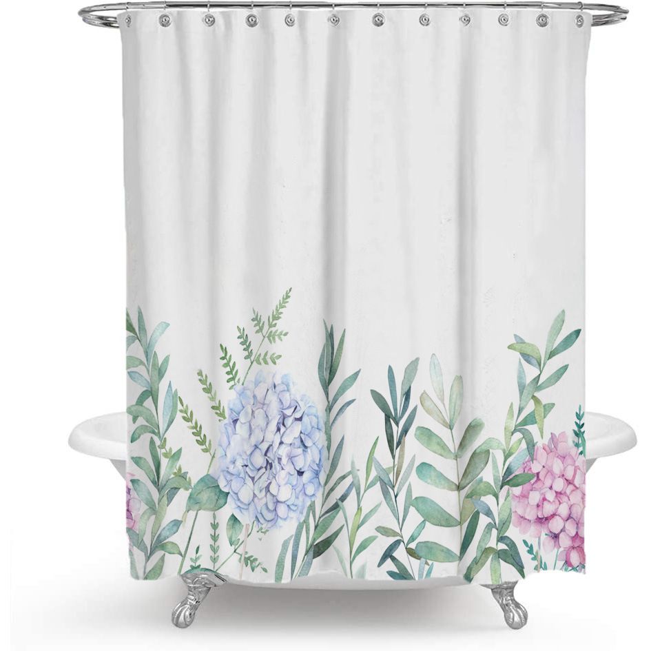 Shower curtain in spring design