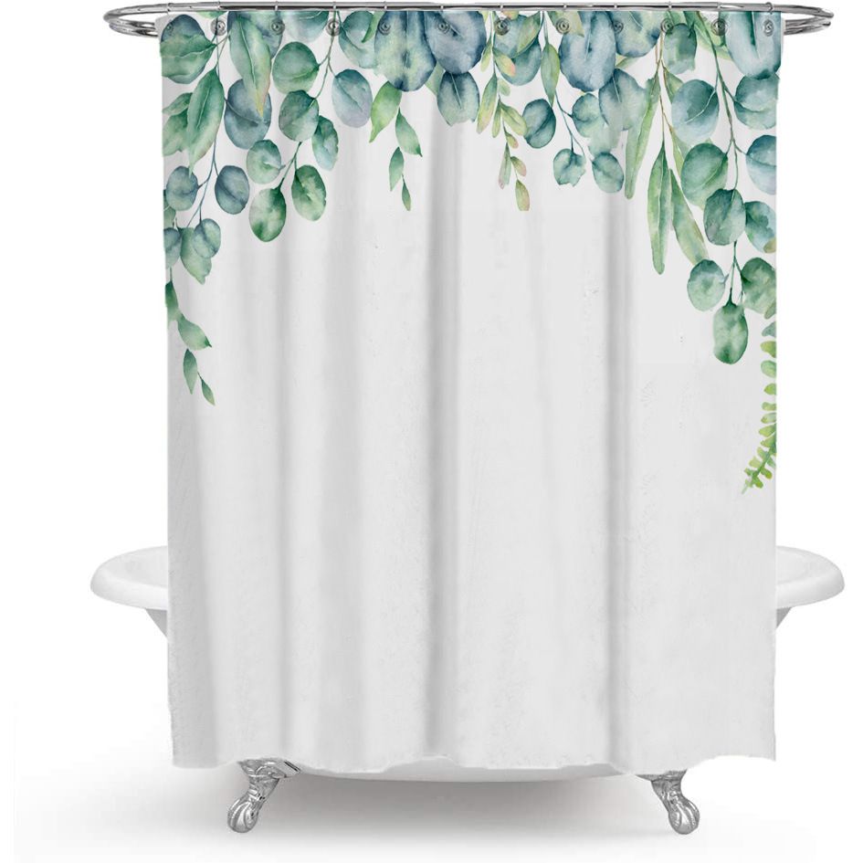 Shower curtain in spring design