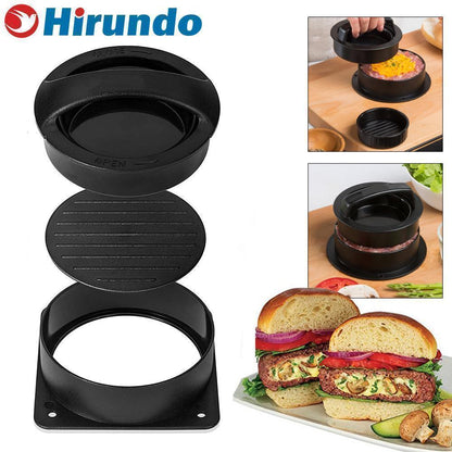 Efficient burger press patty maker - easy cleaning