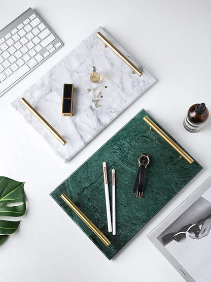 Marble serving tray