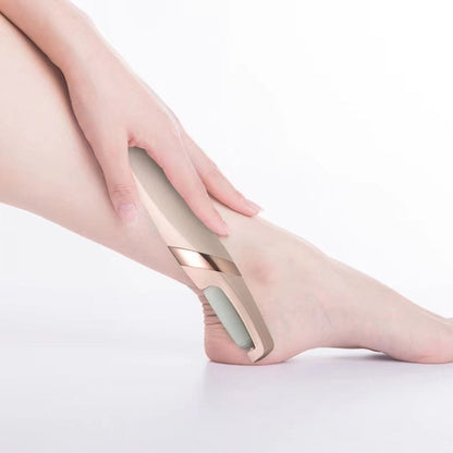 Ergonomic electric foot grinder - waterproof and rechargeable