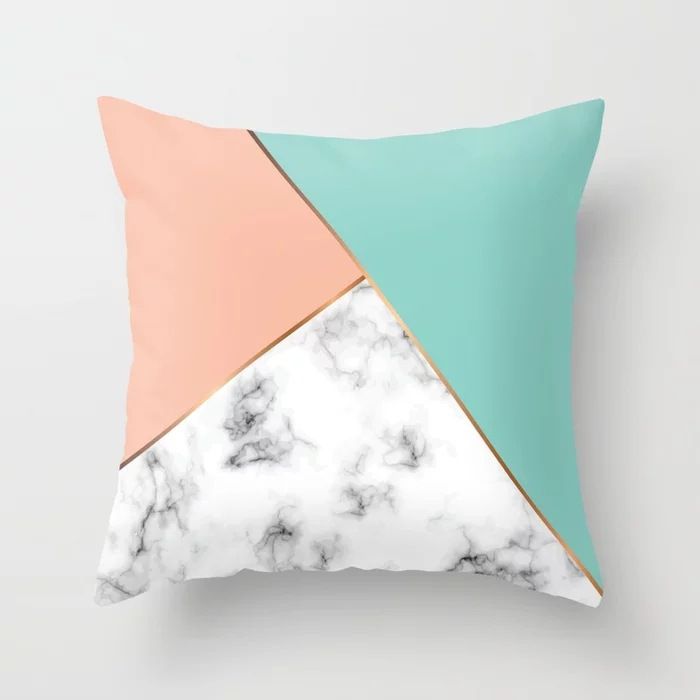 Geometric cushion covers for decorative cushions