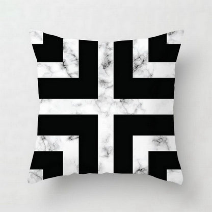 Geometric cushion covers for decorative cushions