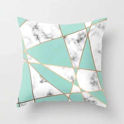 Geometric cushion covers for decorative cushions