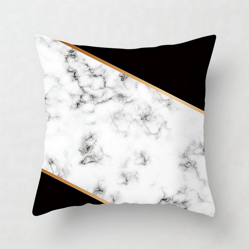 Geometric cushion covers for decorative cushions