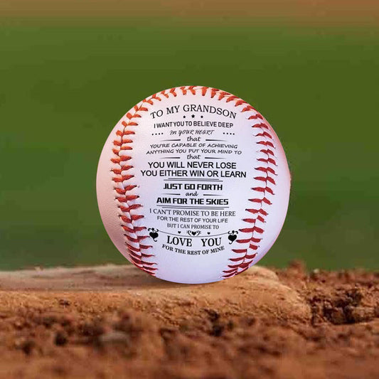 Engraved baseball - perfect gift for grandchildren