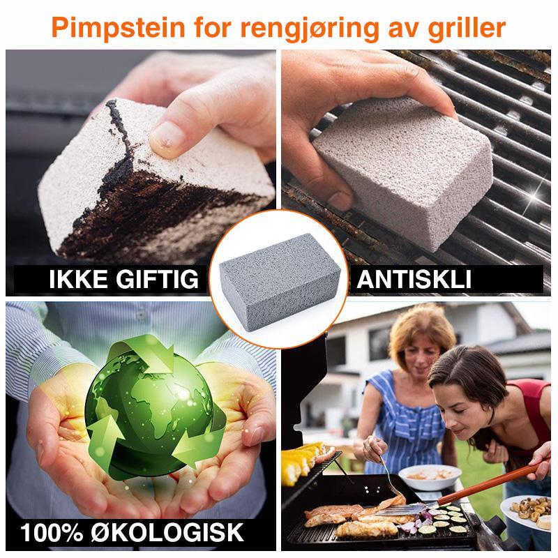 Grill cleaning blocks made of natural pumice stone