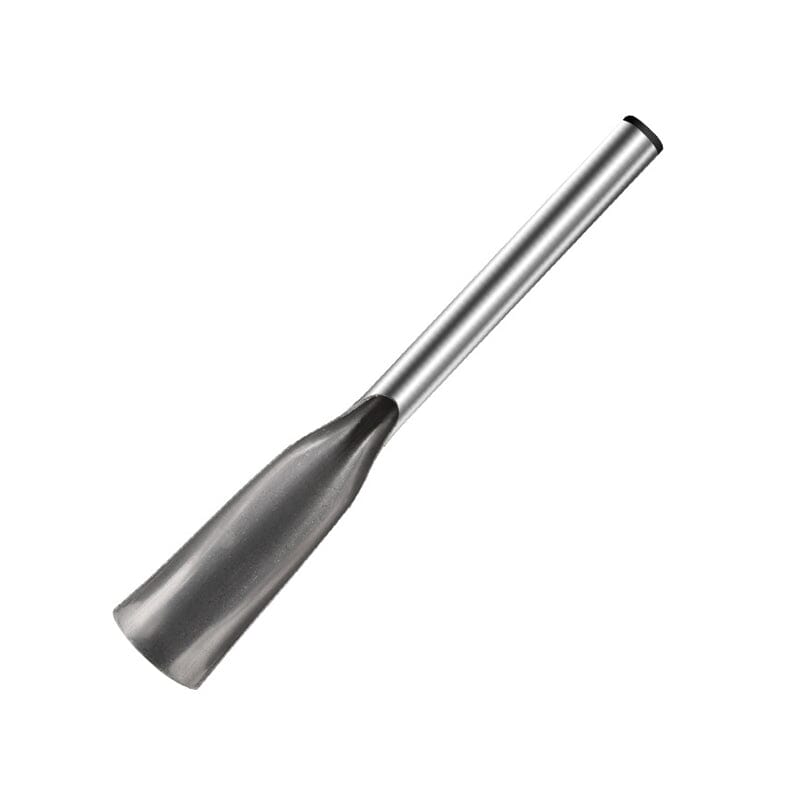 Garden spade in stainless steel with non-slip handle