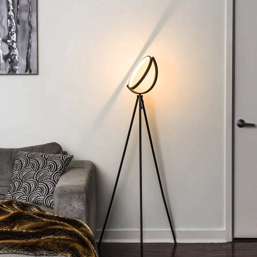 Halo LED floor lamp