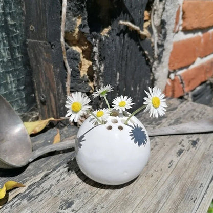 Handmade resin vase - perfect for small flowers