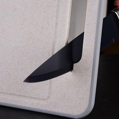 Quick-defrosting cutting board for efficient cooking