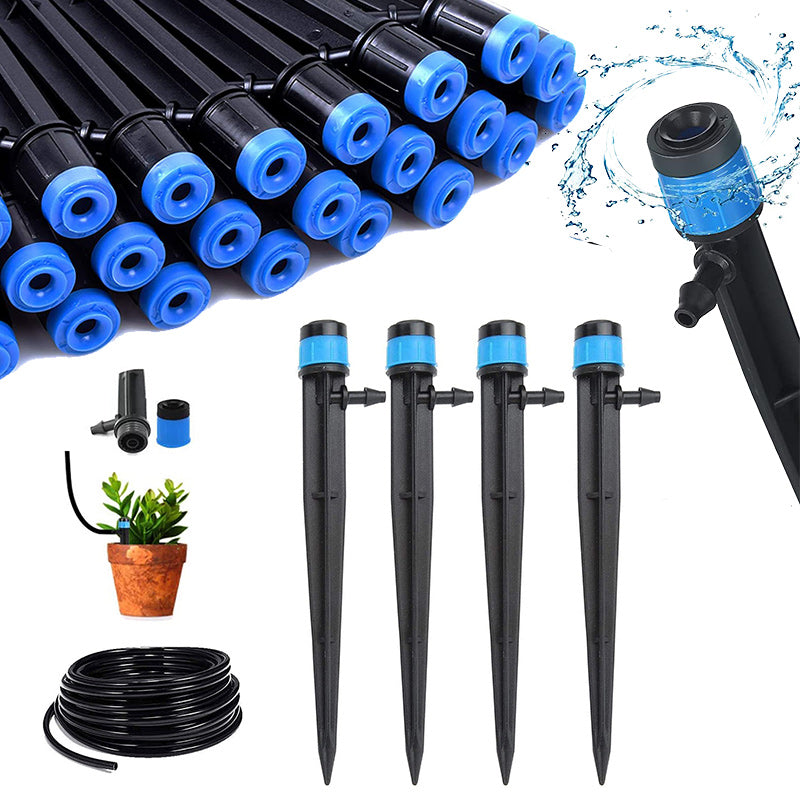 Adjustable garden watering set for efficient watering