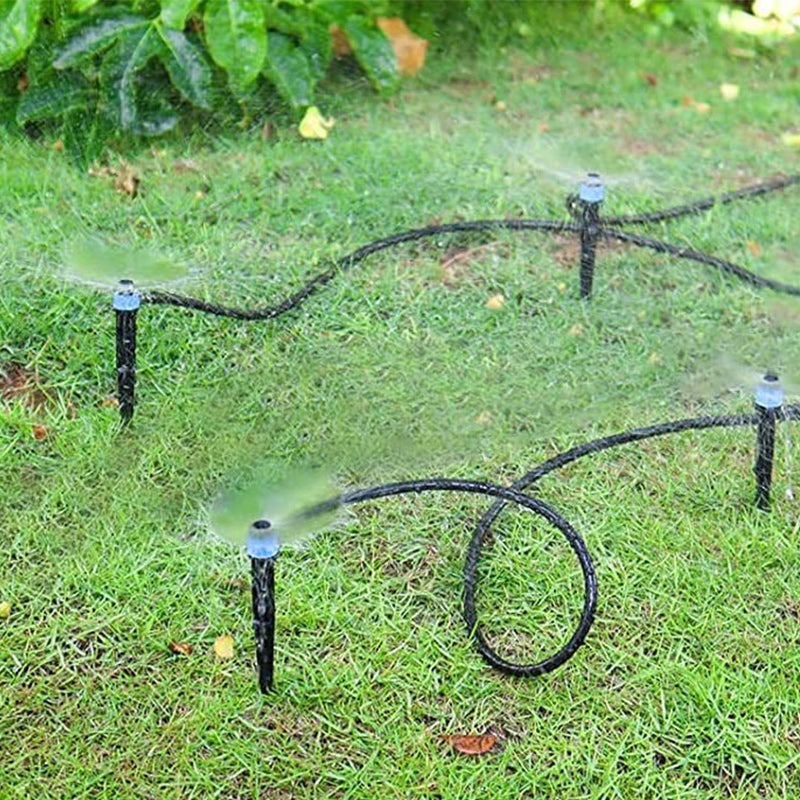 Adjustable garden watering set for efficient watering