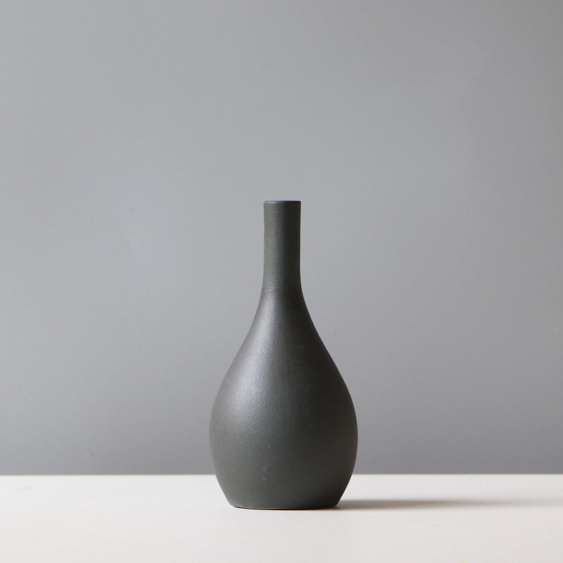 Ceramic vases in colorful designs