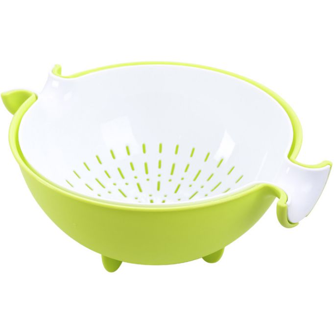 Combi strainer: colander and salad bowl