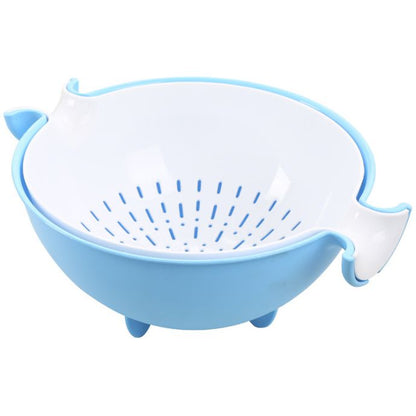 Combi strainer: colander and salad bowl