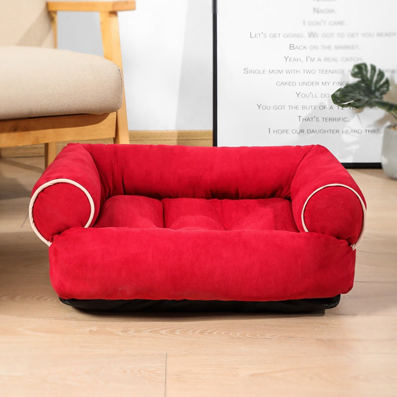 Comfortable dog sofa in several colors and sizes